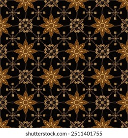 Luxuriöse und elegante Vektor ethnische Batik Muster Vorlage