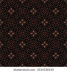 Luxury and elegant vector ethnic batik pattern template
