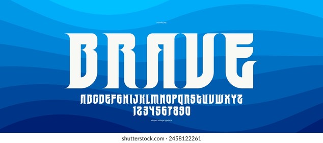 Luxury elegant vector font for logos and emblems, modern letters typography alphabet in classic serif fashion style, beauty typeface, best for logos and emblems.