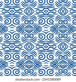 luxury and elegant vector Javanese batik pattern template