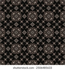 Luxury and elegant vector Javanese ethnic batik pattern template
