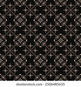 Lujo y elegante Vector Javanés étnico batik patrón de Plantilla