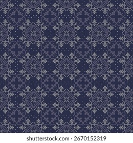Luxury and elegant vector Javanese ethnic batik pattern template