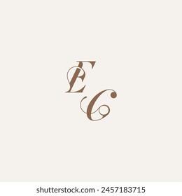 Luxury and Elegant EG wedding concept design ideas initial monogram logo letter