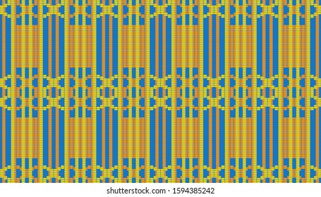 Luxury ethnic seamless pattern traditional. Design for clothing, bandana, background, carpet, wallpaper, wrapping, bag, Batik, fabric. Vector illustration. Embroidery style.