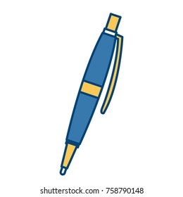 Luxury executive pen icon vector illustration graphic design