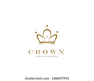 Luxury  eye-catching Crown logo design, This logo is suitable for Hotel, spa, boutique company and much more.