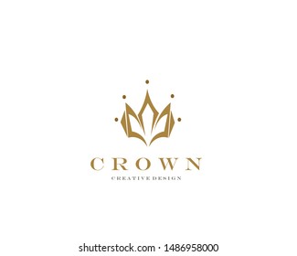 Luxury  eye-catching Crown logo design, This logo is suitable for Hotel, spa, boutique company and much more.