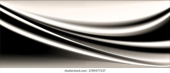 Luxury fabric background with copy space,background vector.
