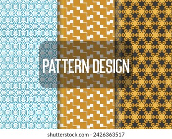 Luxury fabric pattern design template