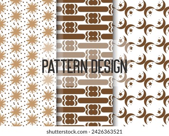 Luxury fabric pattern design template