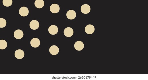 Luxury Falling Gold Confetti on Elegant Black Canvas for Premium Event Decor. Gleaming Golden Confetti Falling on a Rich Black Backdrop for an Elegant Night Event Design