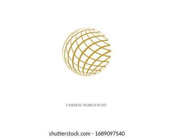 luxury fashion abstract logo vector icon