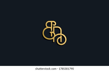 Luxury fashion initial letter BA logo. This icon incorporate with modern typeface in the creative way. It will be suitable for which company or brand name start those initial.