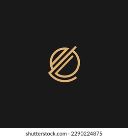 Luxury fashion initial letter LO logo. This icon incorporate with modern typeface in the creative way.