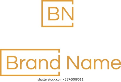 Luxury fashion logo with brand name. Brand name icon. Creative design element. Visual identity. Suitable for fashion, shopping, luxury.