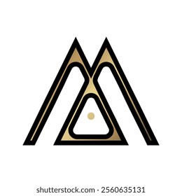 Luxury fashion stylish M letter vector logo design. Typography Stylish logo design. Fashion concept monogram logo design
