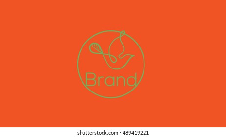 Luxury fashion vector logo design template