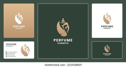 Luxusparfüm-Duftflasche mit Logo-Design für Kosmetik