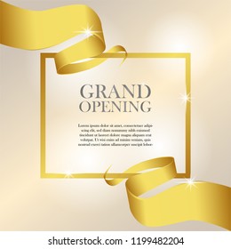 luxury feminine elegant grand opening template with pearl texture color background