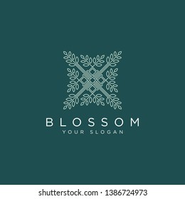 Luxury, Feminine Leaf Logo - Vector logo template
