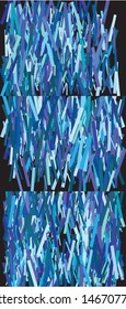 Luxury festive abstract rectangles.  Vector illustration effect. Graphic elements of your design. Blue set of invitation templates, background images, posters or greeting cards.