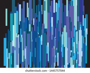 Luxury festive abstract rectangles.  Vintage element of design. Vector illustration vintage. Blue bright shiny chaotic texture for celebrations and holidays.