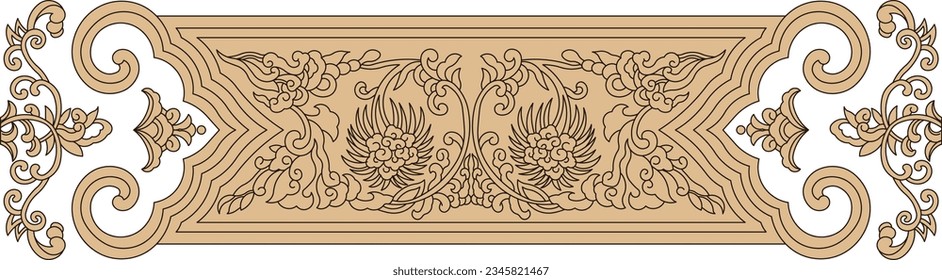 Luxury festive Chinese oriental traditional culture premium classical decoration red gold line art design vector illustration. Covers, greeting cards, logos, packaging, posters, backgrounds -Greeting 