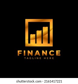 Luxury Finance and Business Logo. Trading and Distribution Logo. Accounting and Financial Advisors Logo Design Template