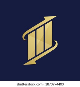 Luxury Financial Business Logo Design Template