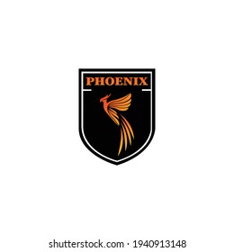 Luxury Fire Phoenix Logo Design