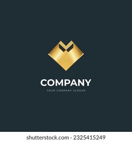 Luxury Flat Logo Design Concept