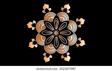 Diseño Floral De Lujo De Adobe