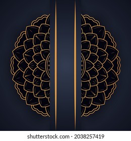 Luxury floral mandala background with arabesque pattern.