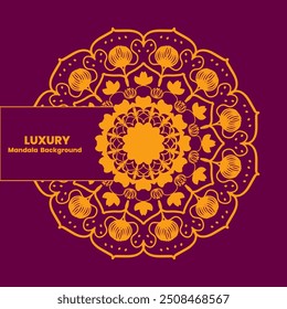 Luxury floral pattern texture and traditional mandala concept, floral pattern texture, use for banner design, business card greeting card, and poster design.