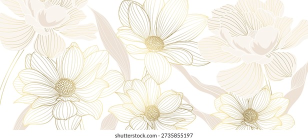 Fondo Vector floral lujo