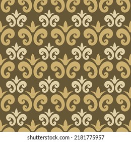 luxury florals seamless pattern vector image