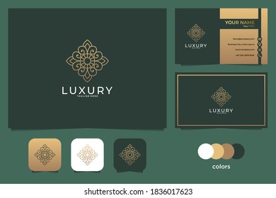 Set Logo Business Cards Pattern Can Stock Vector (Royalty Free ...