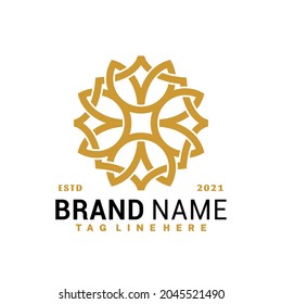 Luxury Flower Mandala Logo Vector Design, Creative Logos Designs Concept for Template
