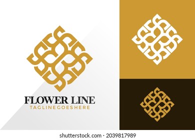 Luxury Flower Ornament Logo Design, Creative Logos Designs Concept for Template