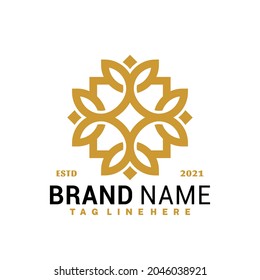 Luxury Flower Spa Logo Vector Design, Creative Logos Designs Concept for Template