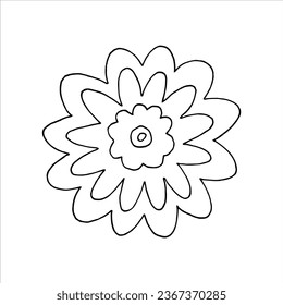Flor de lujo para telones de fondo y patrones de papel de envolver, tejidos, papel pintado de fondo negro y blanco sobre fondo blanco