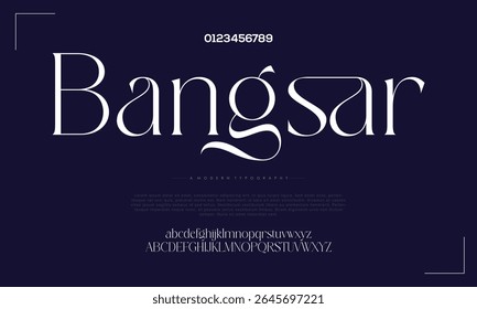 Logotipo de alfabeto de fonte de luxo. Tipografia bela moda elegante clássico letras serif itálico fontes decorativas casamento vintage flor logotipos.	