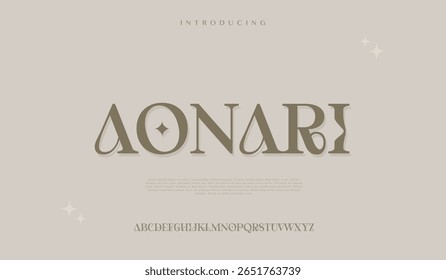 Luxury font alphabet logo. Typography beautiful fashion elegant classic letters serif italic fonts decorative wedding vintage blossom logos. vector illustration