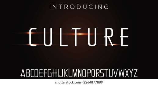 luxury font, elegant display typeface vector alphabet set