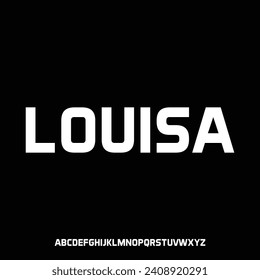 luxury font, elegant display typeface vector alphabet set