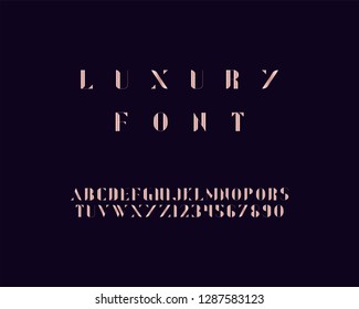 Luxury Font Set