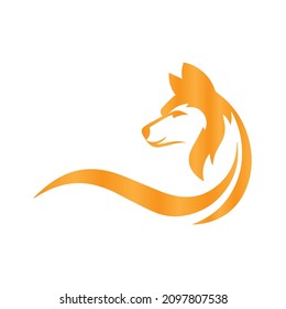 Luxury Fox Vector Logo Design. Vectordesign-Download.