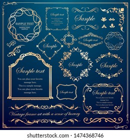 
Luxury frame design, calligraphic material, luxury, template