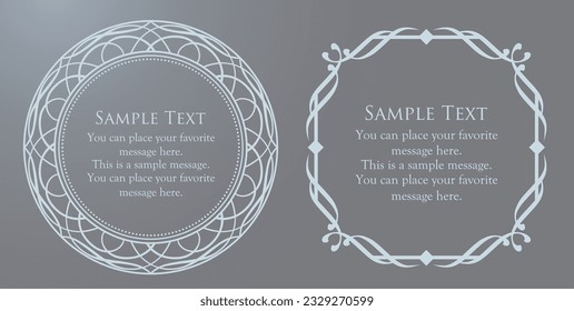 
Luxus-Design-Set, antikes Design-Material
